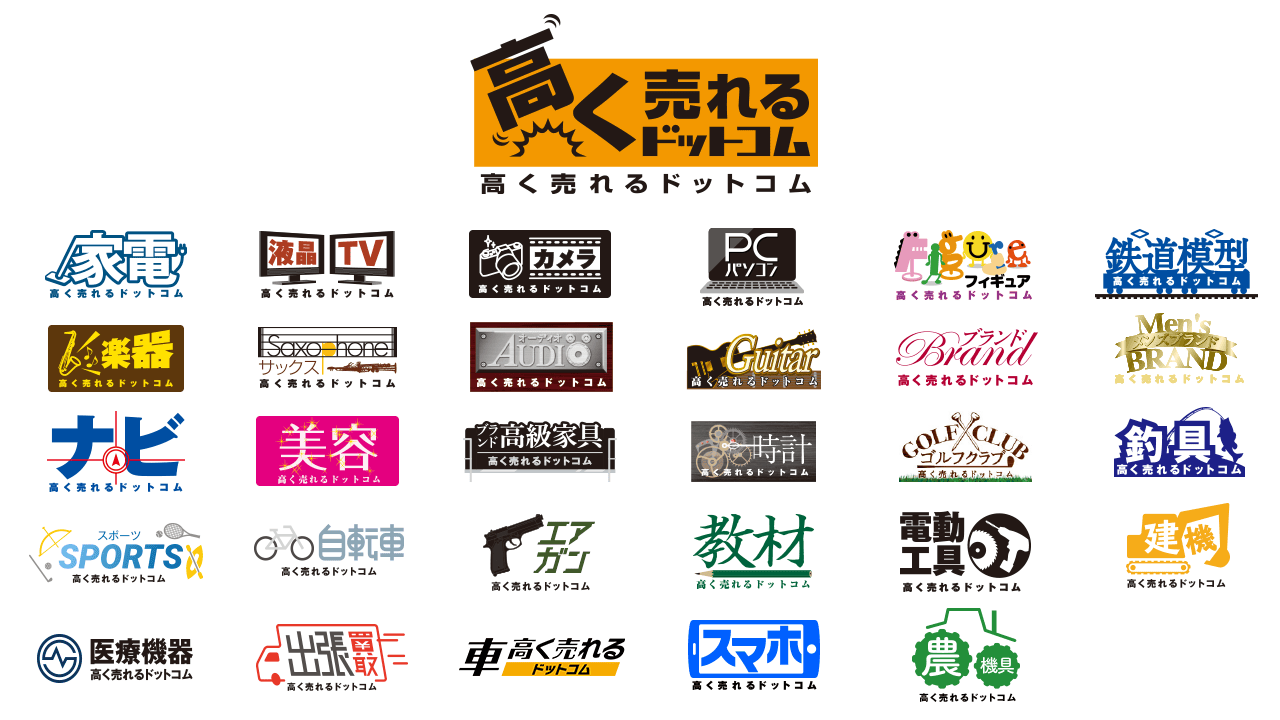 展開している買取サービスのサイト